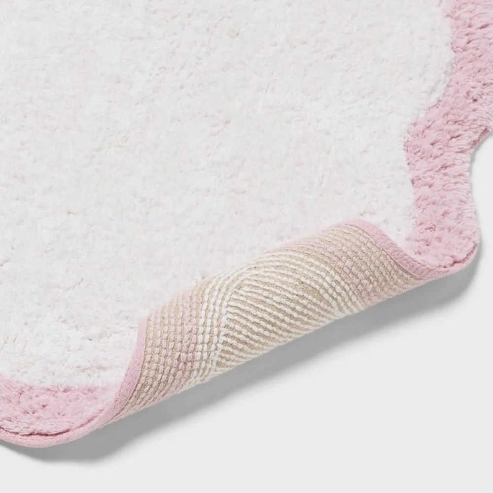 Target Pink and White Bath Mat NEW